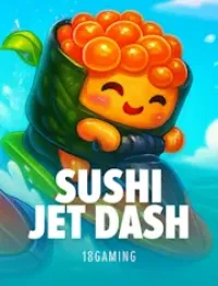 sushi jet dash game logo
